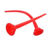 Cabilock Set 2 Ugelli per Colla Vetro Rossi Estesi Dritti e Curvi, Applicatore Sigillante per Pistola Calafataggio, Dispenser Adesivo Preciso per Lavori di Ristrutturazione