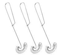 Cabilock Set 3pezzi Frusta a Spirale in Acciaio Inossidabile, Miscelatore Manuale Compatto per Uova e Crema, Strumento da Cucina per Preparazioni di Baking Riutilizzabile