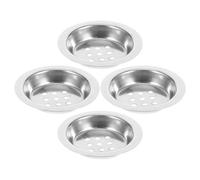 Cabilock Set 4 Accessori Facile da Spostare Carbone Tondo per Bruciatore in Inossidabile Compatibile Incensieri Arabi e Mediorientali