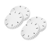 Cabilock Set 4 Manopole Termostato Regolabile per Congelatore, Interruttore di Controllo Temperatura in Plastica Resistente, Ricambio per Frigoriferi Rv, Gestione Precisa
