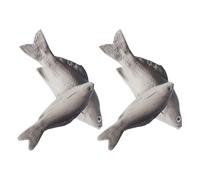 Cabilock Set 4 Pezzi Pesce Finto in Pu Realistico, Modelli Animali Simulati per Fotografia e Decorazioni Tematiche Marine, Pesci Finti per Allestimenti Casa e Ristoranti Colore Casuale