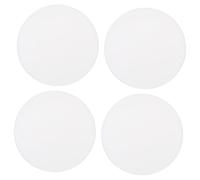 Cabilock Set 4 Pezzi Protezione da Parete in Silicone Adesiva Paraurti Rotondo per Pomello Porta Cuscinetto Ammortizzante Antirumore per Protezione Muro e WC