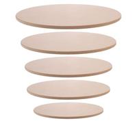 Cabilock Set 5 Pezzi Tavole per Ceramica in Cartone, Pannelli di Densità Lisci per Scultura Argilla, Base Stabile per Tornio da Vasaio, Accessori per Artigianato Ceramico e Creazione