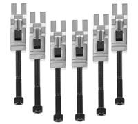 Cabilock Set 6 Pezzi Sellette Ponte Chitarra Elettrica Argento in Metallo con Viti e Blocchetti per Sintonia Precisa e Prevenzione Rottura Corde