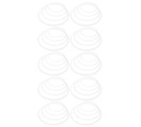 Cabilock Set da 12 Anelli di Soppressione del Suono per Batteria da 12/13/14/16 Pollici Accessori per Rullanti Anelli di Controllo del Suono e Isolamento Acustico Kit Smorzante per