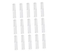 Cabilock Set da 15 Astucci Trasparenti Quadrangolari per Penne a Inchiostro Gel Contenitori Plastica Robusti per Cancelleria Studenti Scatole Organizer per Penne a Sfera e Gel in Uso