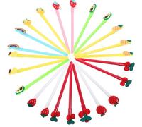 Cabilock Set da 20 Penne Gel a Inchiostro Gel Cartoon Penne per Firma Leggere e Compatte Cancelleria Creativa per Studenti Ufficio e Uso Scolastico