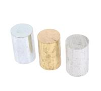 Cabilock Set Da 3 Cilindri in Metallo Per Esperimenti Di Densità Cilindro Di Rame Cilindro Di Ferro Leggero e Durevole Adatto Per Lezioni Di Fisica Indagini Sulla Gravità Specifica