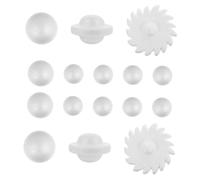 Cabilock Set da 3 Kit di Modellismo Incompiuto dell'Astrofisica Fai da Te 30 Pezzi di Palline in Polistirolo per Artigianato Creativo Decorazioni per Feste e attività Artistiche