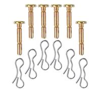 Cabilock Set da 6 Perni di Taglio e Spilli Facili da Usare in Acciaio Inossidabile Accessori Sostitutivi per Turbina da Neve per Motoslitte e Spargisale