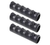 Cabilock Set di 3 Paia di Coperture Antiscivolo per Maniglie di Deambulatori e Stampelle, Design a Doppio Canale in Plastica Spesso per Uso Quotidiano e Riabilitazione