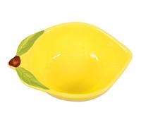 Cabilock Set di Stoviglie al Limone in Ceramica da 200 Ml, Ciotola da Dessert a Forma di Limone Design Cartone Animato, Piatto Decorativo Multifunzionale per Cucina e Feste, Facile