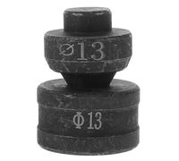 Cabilock Set Matrice Rotonda per Punzonatrice Idraulica 13mm, Adattatore Idraulico Manuale per Fornitura di Perforazione, Accessorio Punzonatura per Uso Industriale