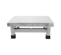 Cabilock Sgabello Piccolo in Acciaio Inox 201 Antiscivolo per Bagno e Doccia, Sgabello Compatto senza Schienale Resistente per Uso Ospedale, Laboratorio e Casa, Panca Portatile per Carichi