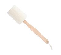 Cabilock Spazzola Esfoliante Per Bagno in Luffa Naturale Con Manico in Legno Per Doccia Corpo Si Espande Quando Bagnato Con Corda Per Appendere e Asciugare Rapidamente