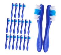 Cabilock Spazzolini Da Denti Mini Anti-autolesionismo Manico Corto, Set Da 20 Pezzi Per Forniture Carcerarie, Spazzolini Portatili Per Pulizia Orale in Carcere, Design Compatto e Sicuro