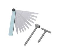 Cabilock Spessimetri per Regolazione Valvole con Chiave Metallo Strumento Portatile per Misurazione Precisa Gioco Valvola Compatibile con Vari Modelli Motocicli per Manutenzione Motore