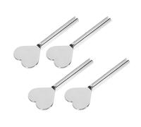 Cabilock Spremi Dentifricio in Lega di Zinco Argento, Set da 4 Pezzi, Leggero e Resistente, per Tubetti di Dentifricio e Cosmetici da Bagno