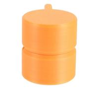 Cabilock Stampo Sferico per Cake Pop in Plastica, Pressa Rotonda | Forma Rapidamente Dolcetti Uguali, Riutilizzabile, Arancione, per Compleanno e Nozze, Uso Versatile