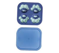 Cabilock Stampo Silicone Ghiaccioli Forma Stampo Diy per Cioccolatini e Gelati Antiadesivo Alimenti Facile da Sformare Colore Blu Verde