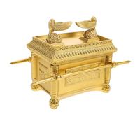 Cabilock Statua Scrigno di Israele in Resina Decorazione Religiosa da Scrivania Ornamento Sacro per Casa Ufficio Chiesa e Bar Artigianato Ornamentale Antico Piccolo e Compatto