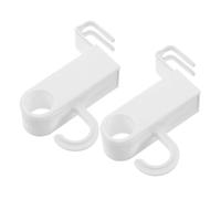 Cabilock Stendibiancheria Termico per Termosifone da 2 Pezzi in Abs Bianco, Resistente a Deformazioni, per Asciugare Asciugamani e Vestiti in Bagno Design Salvaspazio