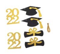 Cabilock Striscione Decorativo per Festa Laurea Bunting Oro con e Diplomi Addobbo per e Corridoi Accessorio Fotografico per