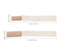 Cabilock Strumenti per Modellare L’Argilla e Rifinire la Ceramica 2 Pezzi Doppie Strisce Flessibili per Superfici Lisce e Finitura Lucida Accessori per Tornio da Vasaio e Scultura