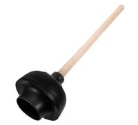 Cabilock Stura Lavandini Bagno Professionale con Manico in Legno Ventosa Doppio per WC e Scarichi Doccia Pompa Pulizia e Confortevole Adatta Maggior Parte dei Lavabi e Servizi Igienici