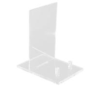 Cabilock Supporto Espositivo in Acrilico per Libri e Immagini, Stabile | Design Minimale e Raffinato, per Casa e Museo, Struttura Sicura, Adatto a Tavoli e Vetrine