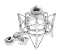 Cabilock Supporto Microfono Plastica con Shock Mount Antivibrante Compatibile Regolabile con Supporto Integrato per Registrazioni Professionali