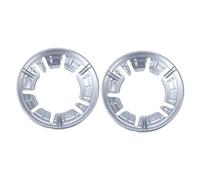 Cabilock Supporto per Anello Wok e Griglia Antiscivolo in Ghisa per Fornello a Gas, Riduttore 9 Fori per Pentole e Padelle a Fondo Tondo, Set 2 Pezzi per Uso Cucina Domestica