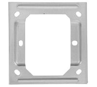 Cabilock Supporto per Campanello Video, Staffa per Campanello senza Chiodi in Ferro Argento, Leggero e Resistente All’usura, Installazione Facile, per Videocitofono e Montaggio su Porta