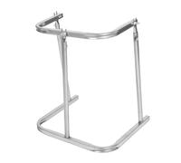 Cabilock Supporto Per Della Spazzatura in Metallo Rastrelliera Per Rifiuti Da Esterno Supporto Per Per Foglie Da Giardino Compatto e Resistente Per Usi Agricoli e Campeggio