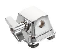 Cabilock Supporto per Gamba del Timpano in Lega Argento, Morsetto Regolabile per Batteria, Base Resistente per Percussioni Compatibile Vari Modelli, Accessorio Professionale per Musicisti