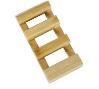 Cabilock Supporto per Taglieri in Bambù Struttura Quadrata Stabile, Organizer Multifunzione Drenaggio Efficiente per Piano Cucina e Armadio Casa