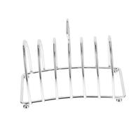 Cabilock Supporto per Toast in Acciaio Inossidabile Porta Pane da Cucina Elegante e Resistente Stand per Fette di Pane Sottile e Facile da Pulire per Uso Quotidiano su Piano di Lavoro