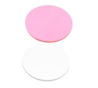 Cabilock Supporto Rotante per Torte in Plastica 2 Pezzi Mini Piatto Girevole per Decorare Torte a 360 Gradi Base Antiscivolo per Decorazione Fai da Te di Dolci in Casa e Pasticceria