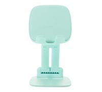 Cabilock Supporto Telefono Pieghevole in Lega Colore Verde Chiaro Design Elegante Macaron, Supporto Stabile e Resistente per Viaggio e Tasca Laterale Zaino