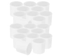 Cabilock Tappi di Ricambio in Plastica Bianco per Fermaporta 50 Pezzi Copertura Pratica e Facile da Sostituire per Fermaporta a Molla, per Casa e Ufficio