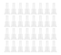 Cabilock Tappo Interno Contagocce per Olio Essenziale 18 Giri Tappo di Tenuta in PP Resistente Set da 100 Pezzi per Bottiglie da 5-100Ml Controllo Dosaggio Preciso Adatto per Uso