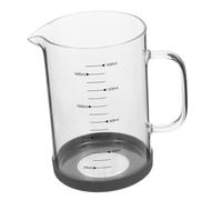 Cabilock Tazza Misuratrice Vetro e Beccuccio per Latte Ed Espresso Cucina Ufficio e Caffetteria Facile Versamento e Della Scala Graduata