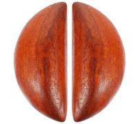 Cabilock Tazze Sacre Divinatorie in Legno di Pesco, Set da 2 Coppe Yin Yang per Meditazione Taoista e Decorazione Hippy, Strumento Compatto per Divinazione e Uso Spirituale in Casa e Altare