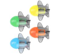 Cabilock Temperamatite Manuale Piccolo a Forma di Aeroplano Set da 4 Pezzi Colorati Temperamatite per per Materiale Scolastico e Uso Quotidiano Colore Casuale Colore Casuale