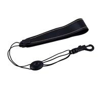 Cabilock Tracolla Regolabile e Robusta in Pelle Nera Accessorio Essenziale per Sassofono per Sax Tenore, Alto e Soprano per Suonare Comodamente