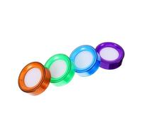 Cabilock Umidificatore e Smorzare la Punta delle Dita 4 Pezzi Spugna in Plastica per Dita per Contare Denaro per Ufficio e Negozi