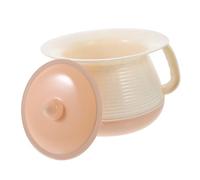 Cabilock Vaso da Notte in Plastica Pp Portatile con Coperchio Riutilizzabile e Adulti, Vasetto per Urine Comodo e Pratico per Casa e Viaggio