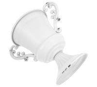 Cabilock Vaso Urna da Esterno in Stile Retrò con Piedistallo Alto Vaso Decorativo Elegante per Fiori Freschi e Secchi Contenitore per Giardino Matrimoni e Eventi