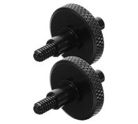 Cabilock Viti Ponte Contrabbasso Regolabili in Nero per Sostituzione Ponticello Violoncello Parti di Ricambio Strumento Affidabili e Stabili per Performance e Prove