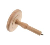 Cabilock Wood Hat Display Stand Round Base Desktop Organizer Rack For Hats Caps And Wigs Holder For Retail Store Tabletop Use